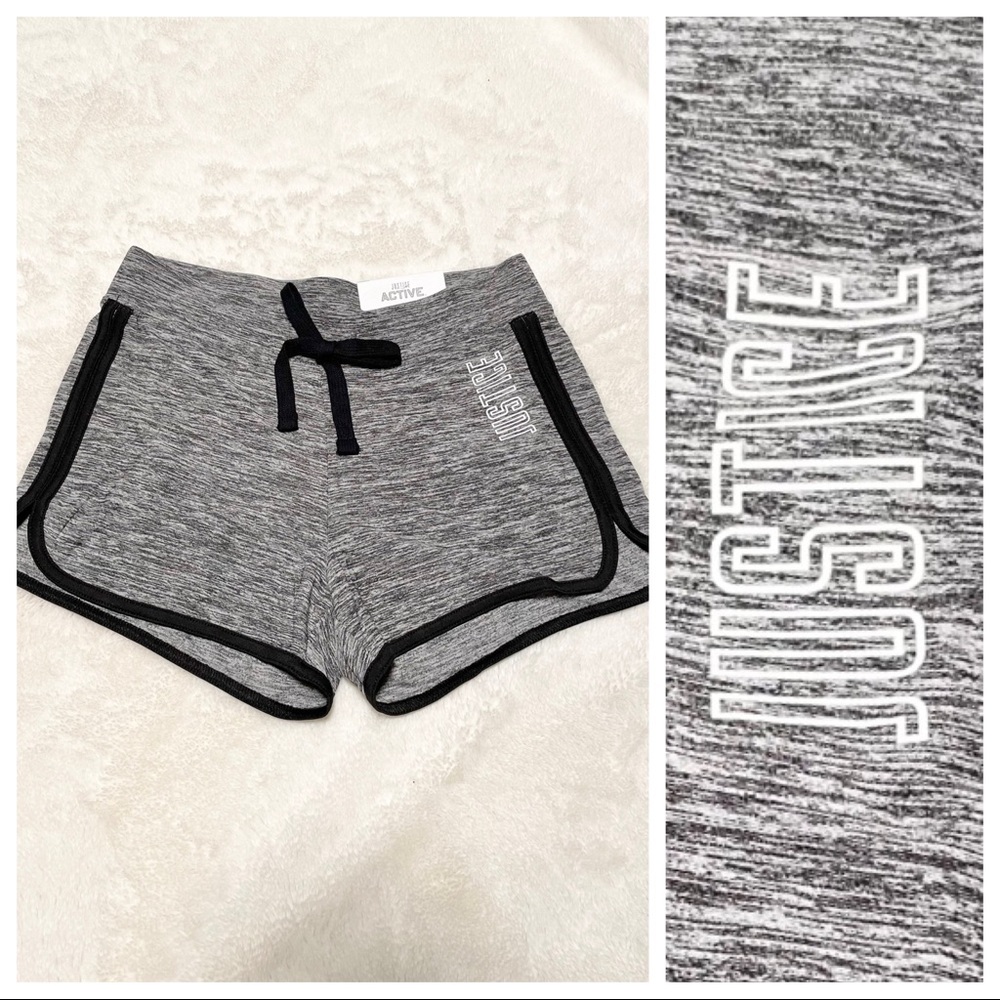 NWT Girlâs Justice Moisture Wicking Dolphin Shorts
